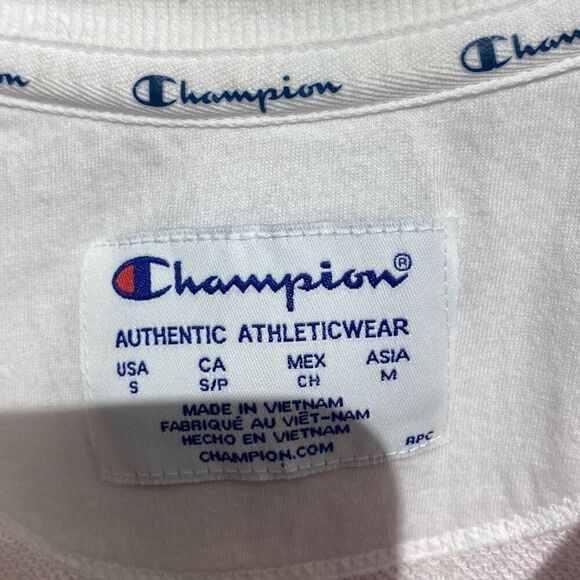 Champion Women's Multicolor Pullover Crew Neck Long Sleeve Sweatshirt Size Small - Picture 6 of 7